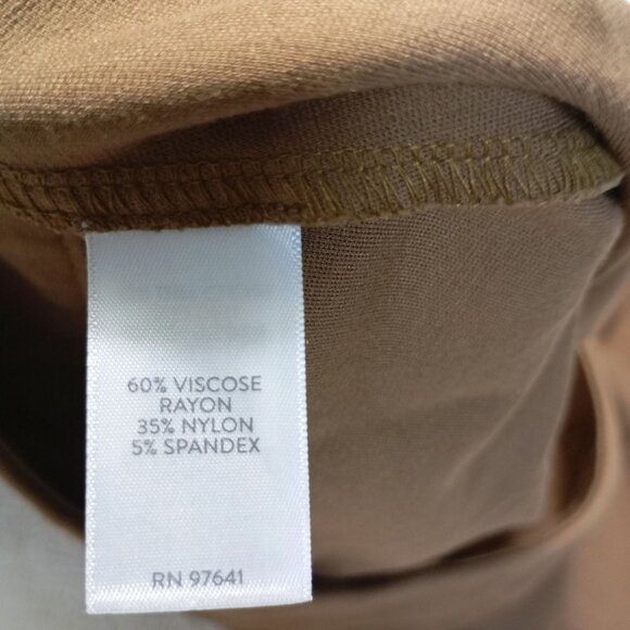 J. Jill Skirt Brown With Pockets Button Front M Petite - Picture 5 of 8